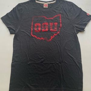 Homage OSU Ohio State Black Heather T-Shirt Size Medium